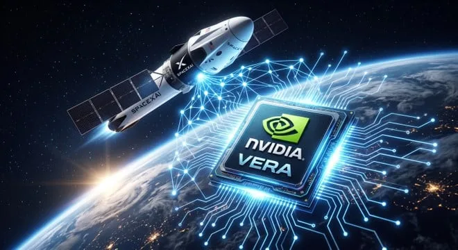 NVIDIA e SpaceXAI unem forças: chips Vera levarão IA ao espaço