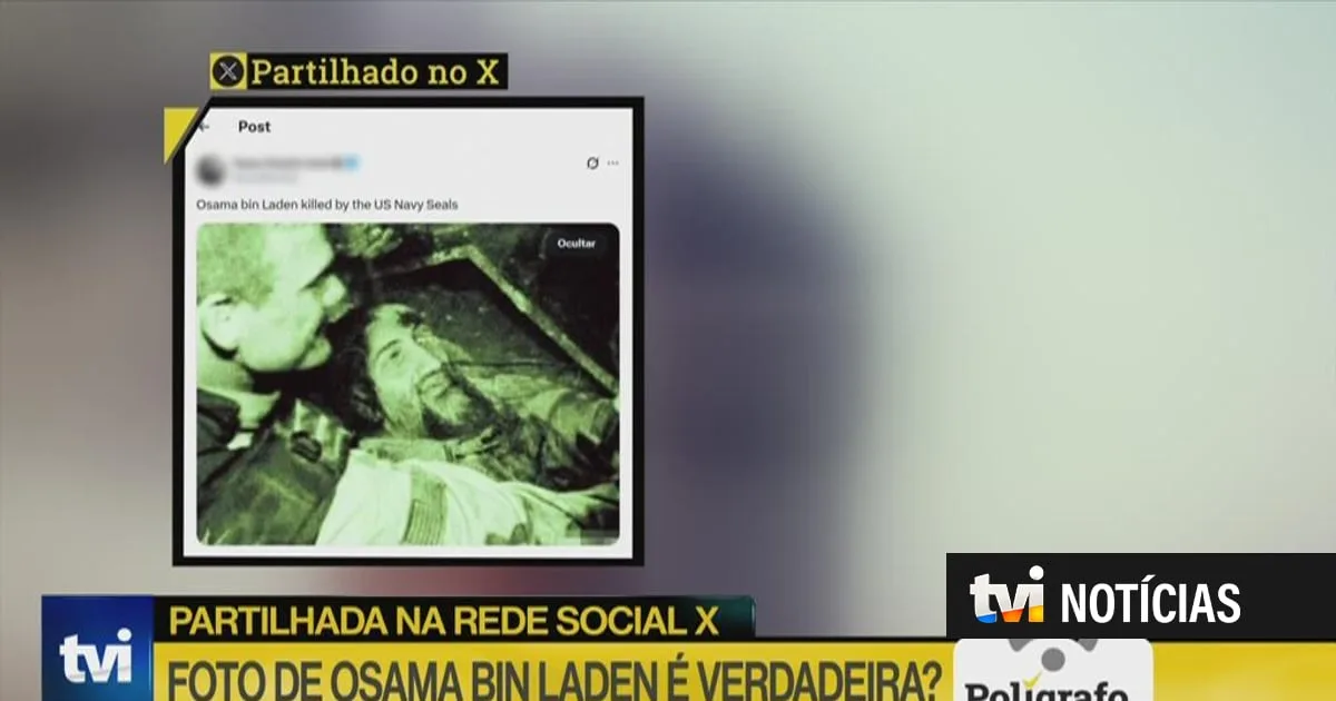 Polígrafo. Esta fotografia de Bin Laden morto é real?