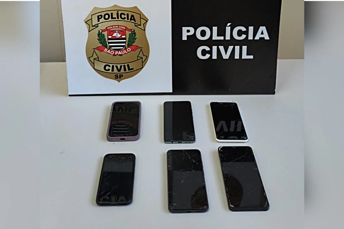 Polícia apreende seis celulares em operação contra golpes com falsos comprovantes de Pix no interior de SP