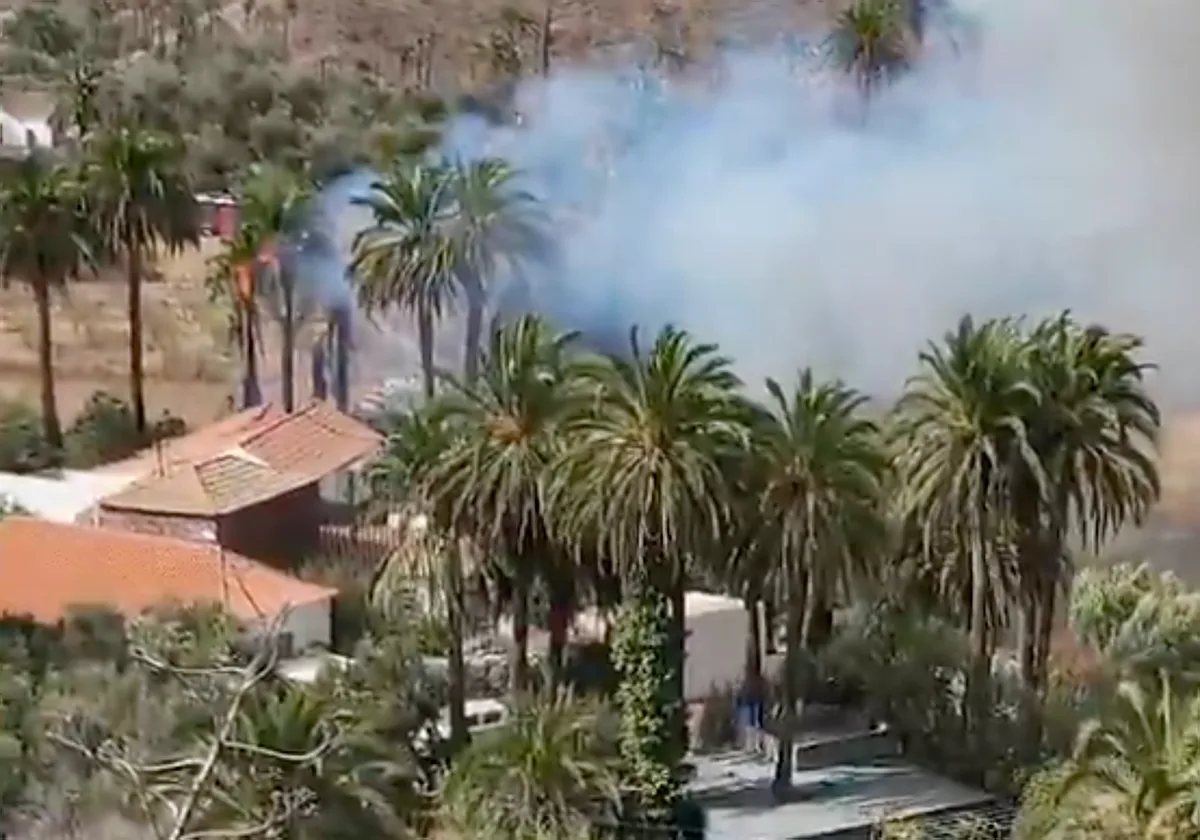 Mañana complicada en Gran canaria con dos conatos de incendio y temperaturas en ascenso