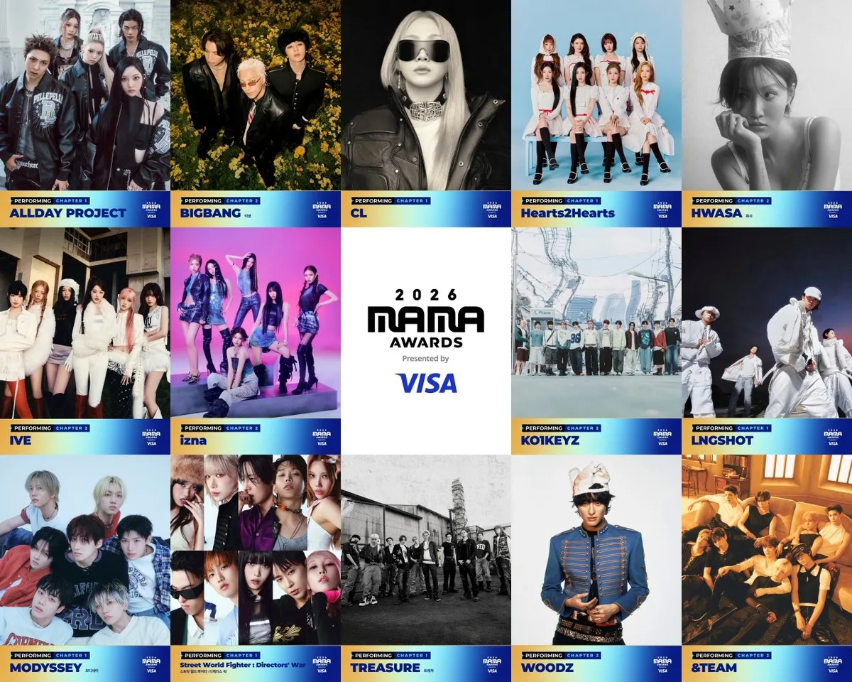 [공식] 빅뱅·씨엘 떴다, 이게 되네…‘2026 MAMA’ 2차 라인업