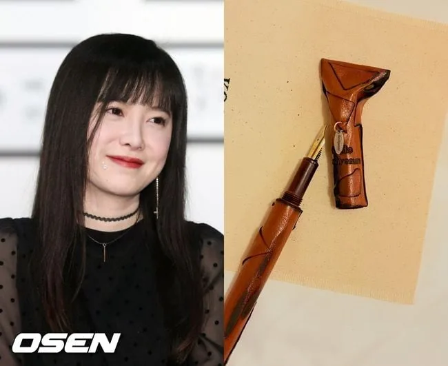 '헤어롤 가격 논란' 구혜선, 이번엔 45만원 만년필.."작품으로 봐주길"