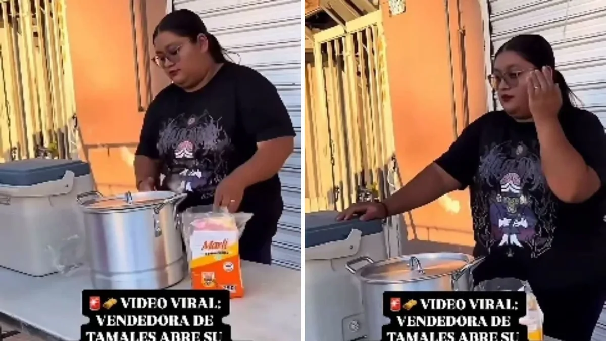 Supuesto ex patrón encara a tamalera por abrir su propio negocio en Tijuana: “Eres una mala agradecida”