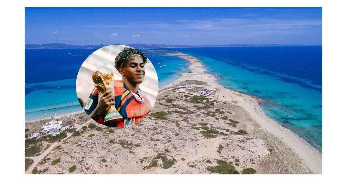 O refúgio de Lamine Yamal para aproveitar o verão: uma praia paradisíaca sem casas ao redor no Mediterrâneo, com as melhores sardinhas grelhadas