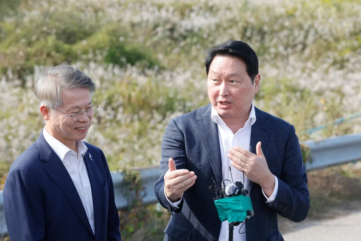 최태원 “호남 반도체, 용인의 3분의 2 규모… 전력·용수 늦어도 먼저 착공”