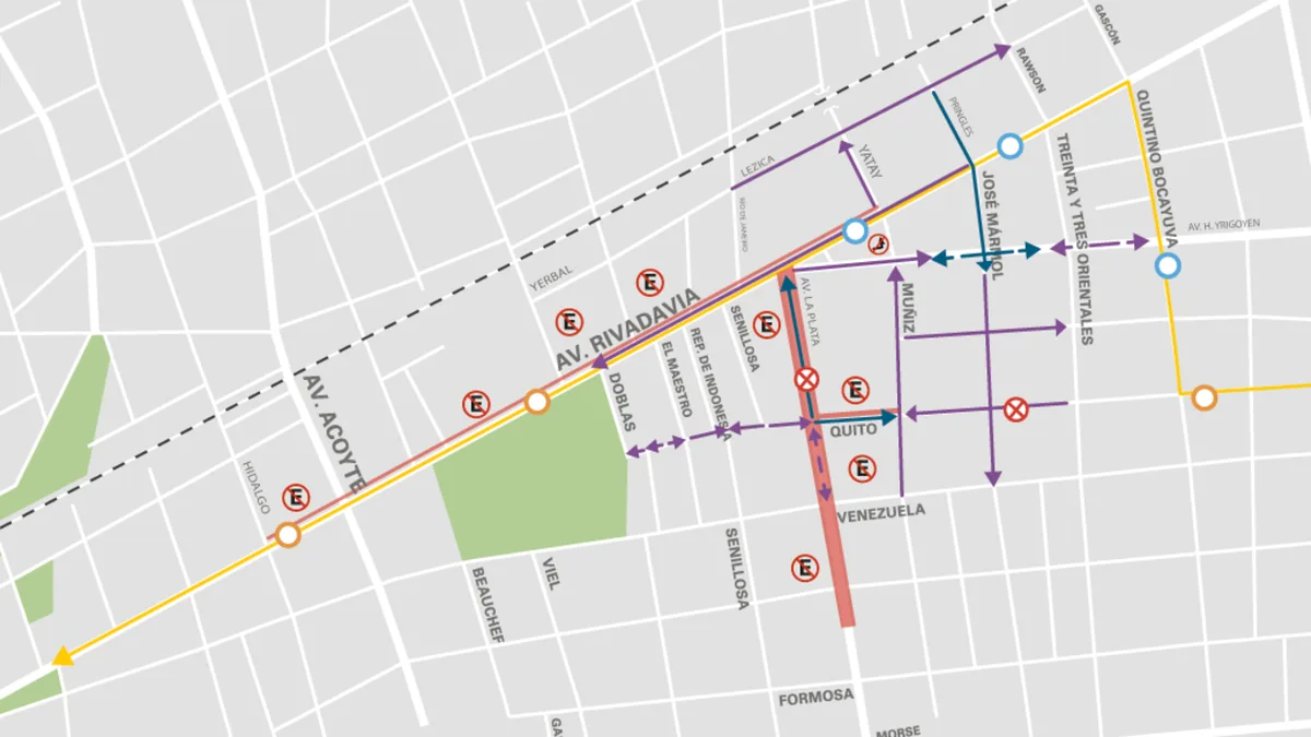 La llegada del TramBus T1 cambiará el tránsito en Almagro y Caballito
