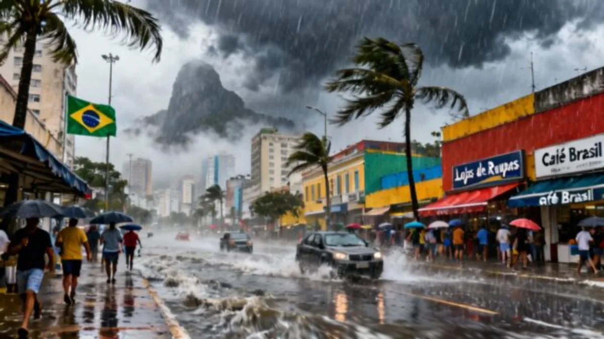 Tempestade violenta ameaça cidades no RS com possibilidade de apagões na 3°feira, 18