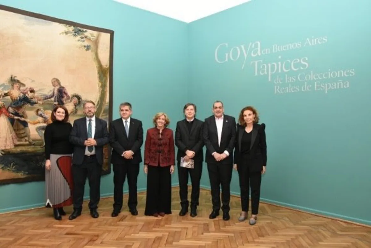 Los tapices de Goya de las Colecciones Reales llegan al Museo Nacional de Bellas Artes de Argentina