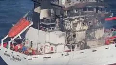 Eight crew missing in tanker fire off Romania's coast
