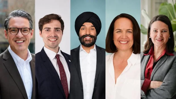 5 candidates for Ontario Liberal Party leadership take part in 1st debate Monday
