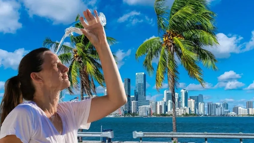El calor intenso pone bajo aviso a todo el sur de Florida: qué recomiendan las autoridades