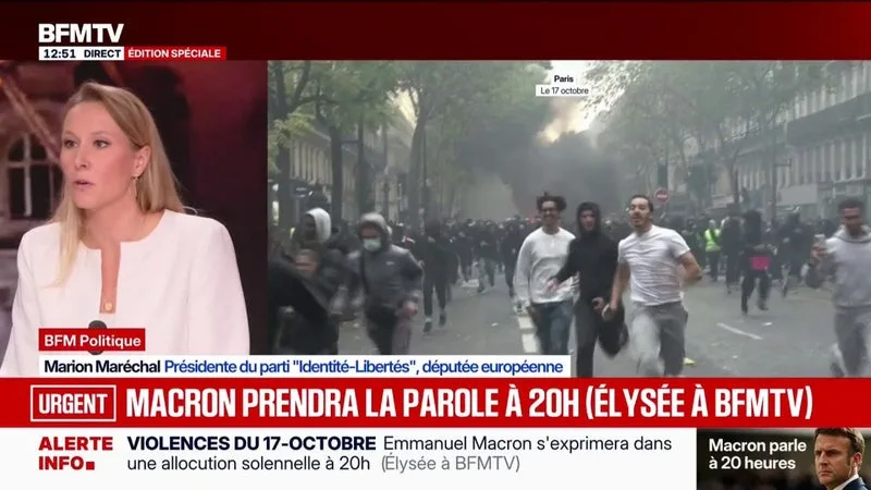 Marion Maréchal, eurodéputée et présidente d'Identité-Libertés, veut "contribuer à créer des liens au niveau européen" pour la campagne présidentielle de Marine Le Pen