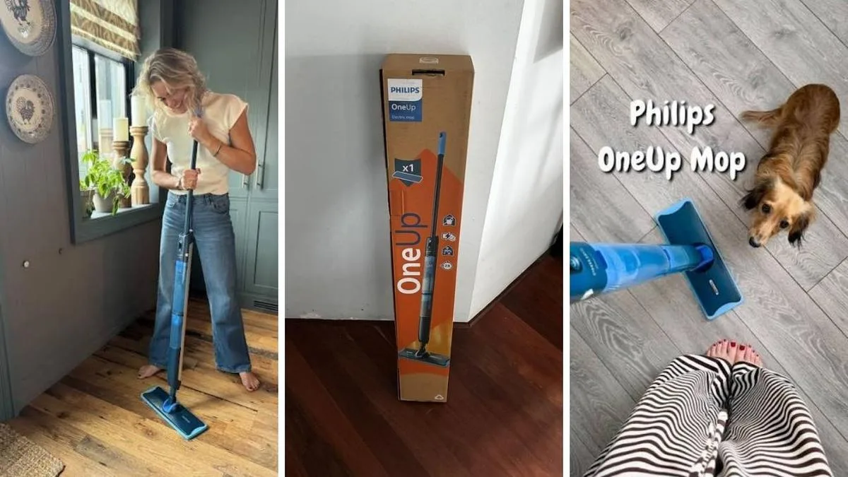 I tried the $299 Philips OneUp electric mop and I’m officially obsessed with my sparkling floors