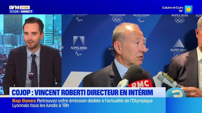 JO d'hiver 2030: Vincent Roberti, directeur en intérim