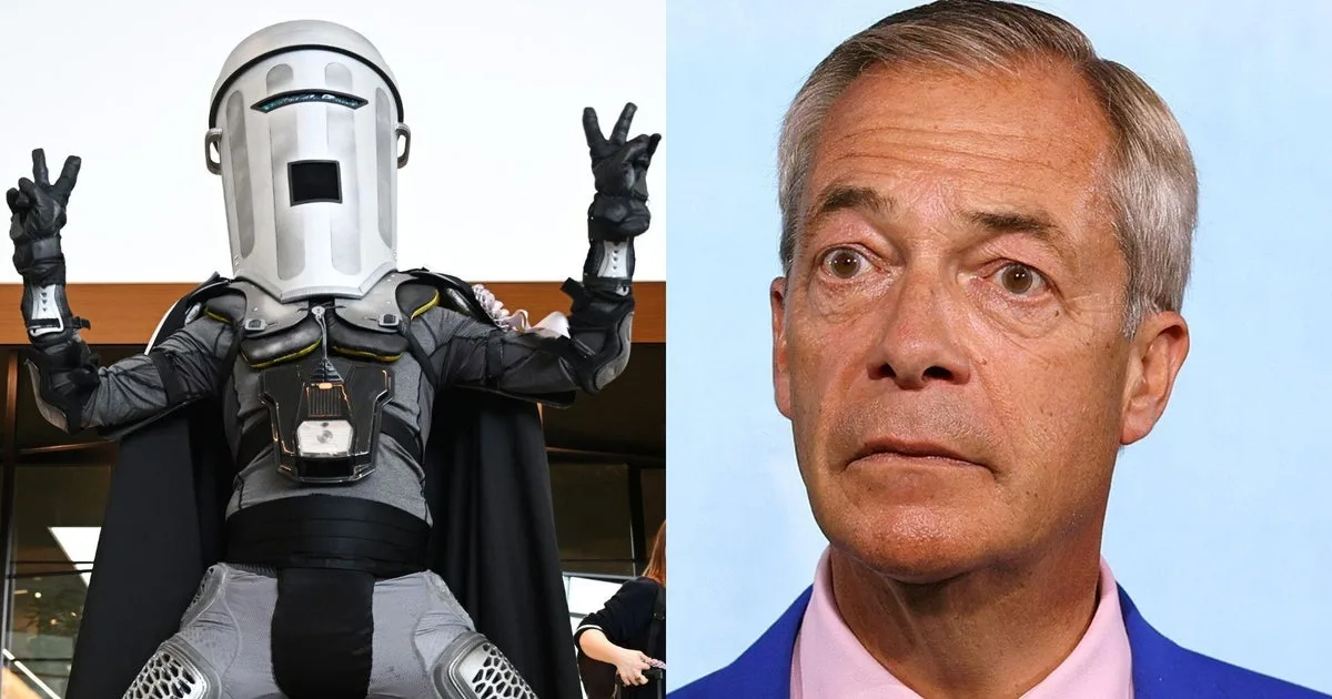 United Kingdom's Nigel Farage wins special election against trash can-themed opponent, Count Binface
