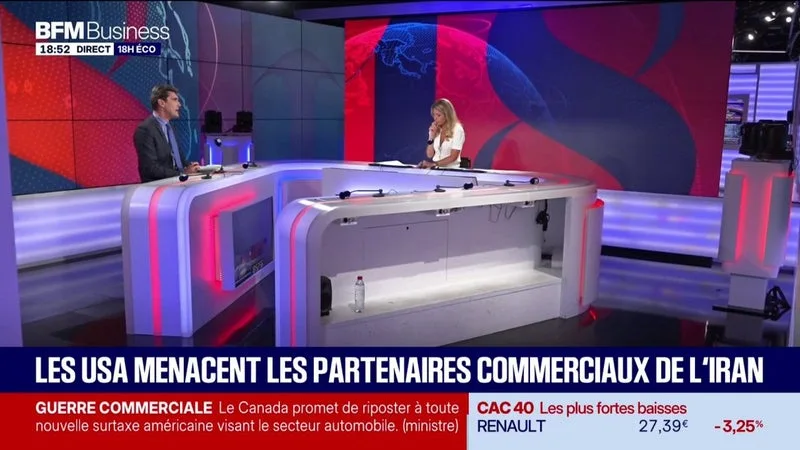 Les USA menacent les partenaires commerciaux de l'Iran