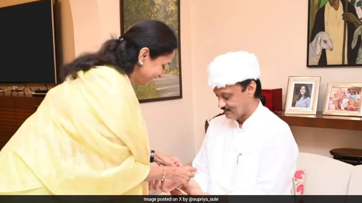 "Let Me Tie The Rakhi On You": Supriya Sule Remembers Ajit Pawar