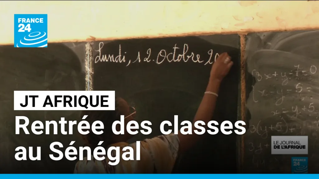 Au Sénégal, les élèves ont repris le chemin de l'école après une semaine d'inondations.