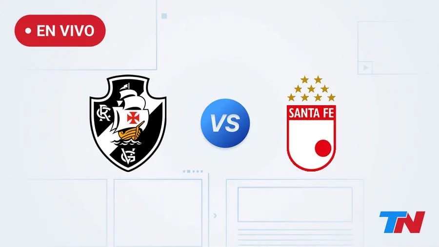 Vasco vs Santa Fe en vivo por los cuartos de final de la Copa Sudamericana: hora, dónde ver y formaciones