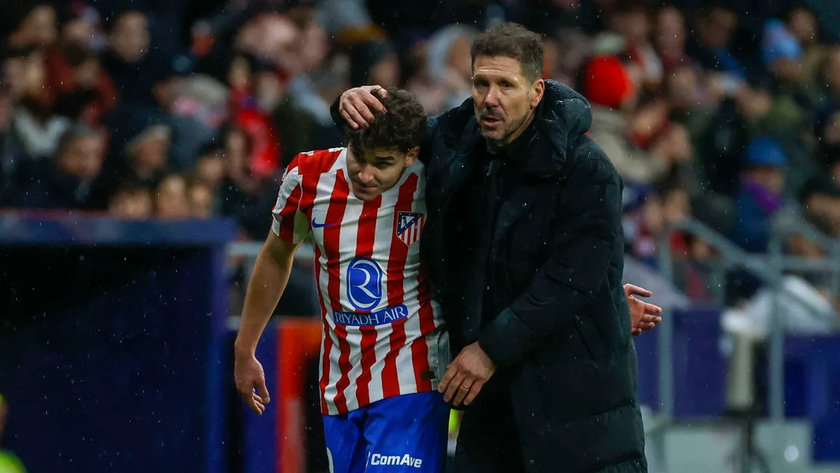 El palo y la zanahoria de Simeone con Julián: "En la vida se puede revertir todo mientras tengas salud"