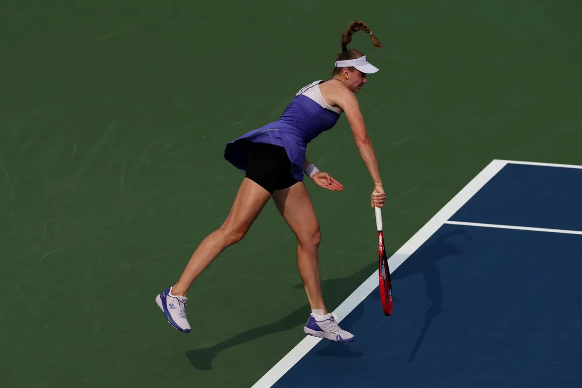 Эмоции Рыбакиной после победы над Соболенко в финале US Open — 2026