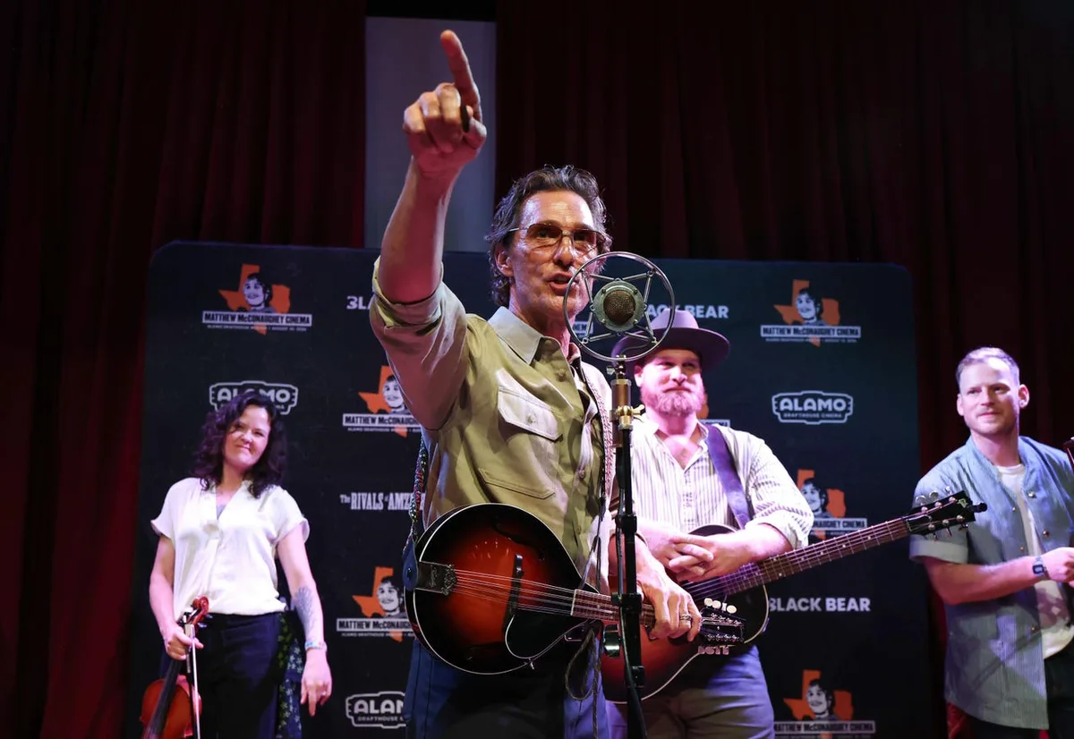 Matthew McConaughey Sings A Few Tunes At Nashville Screening Of ‘The Rivals Of Amziah King’