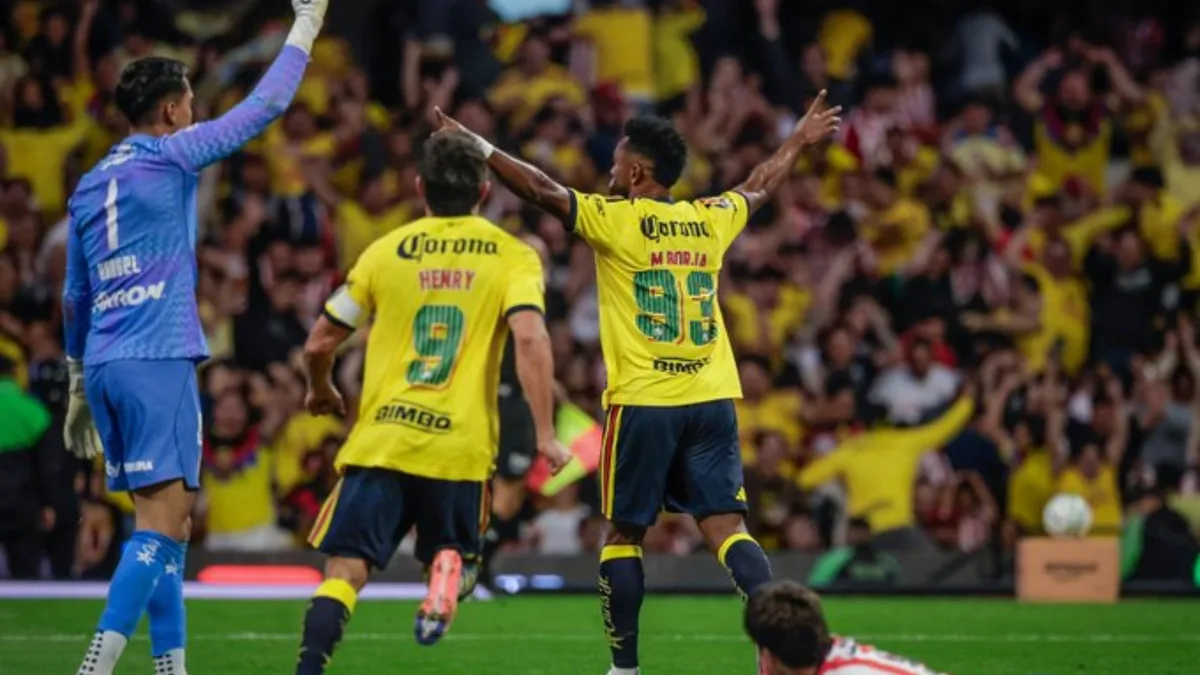 El delantero colombiano Miguel Borja fue figura en el clásico mexicano de América vs. Chivas: anotó de chilena y lo piden para el Premio Puskás