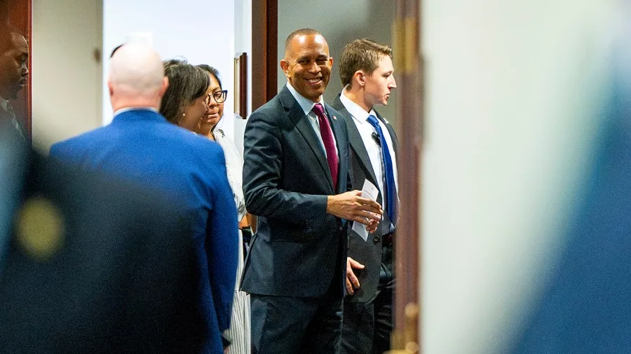 Democrats huddle to weigh changes to party rules following surprise defections