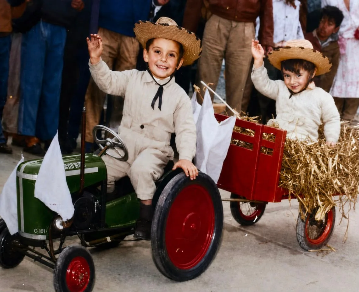 Aburrido, recreó para su hijo el tractor que su abuelo fabricó para su papá y hoy lo vende al exterior: “Era para divertirme”