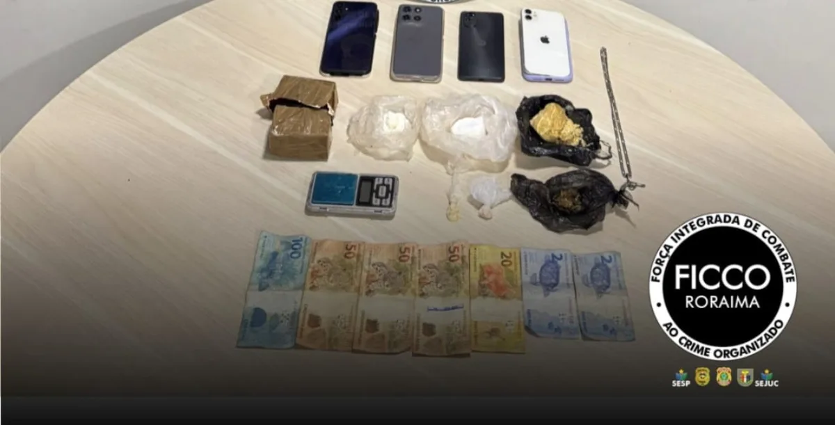 Operação da FICCO prende casal que usava casa como “depósito” de drogas; veja vídeo