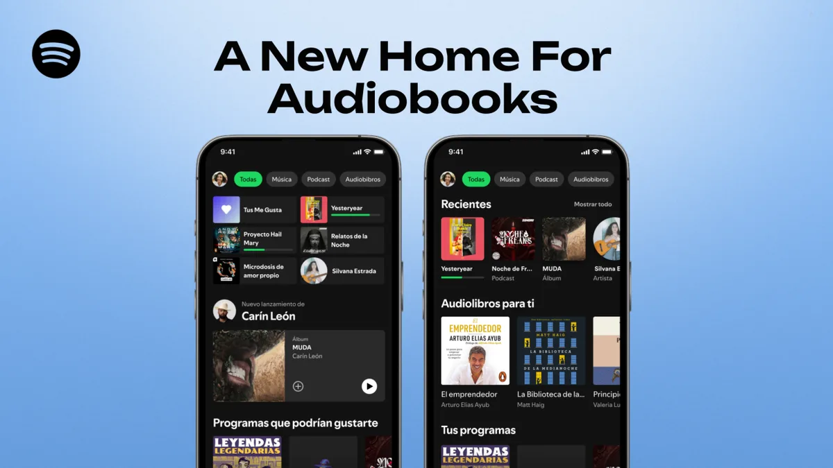Audiolibros en Spotify México: cómo funcionan, cuál es el catálogo y cuánto cuesta sumar más horas