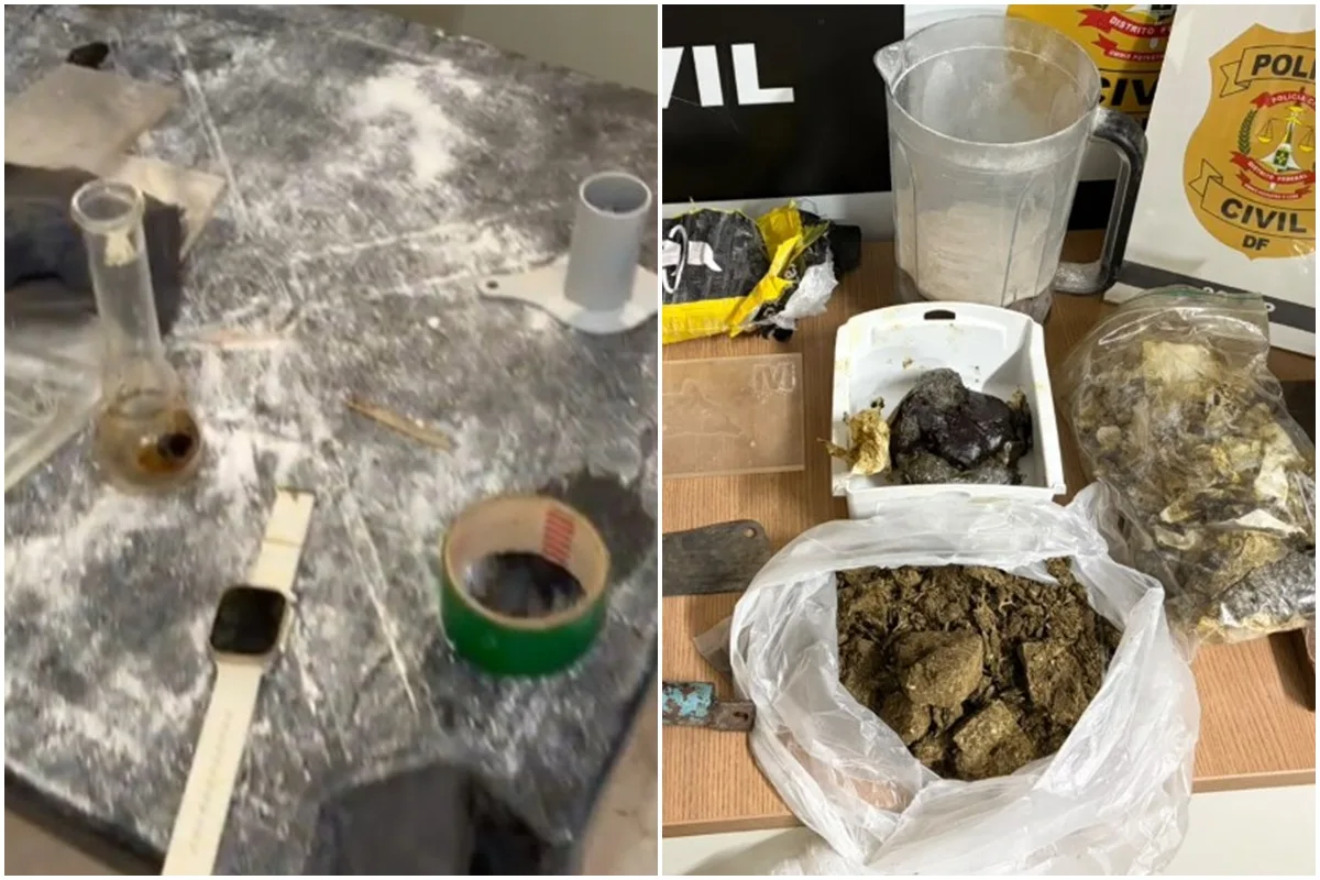 PCDF estoura laboratório de refino de drogas em área nobre de Brasília