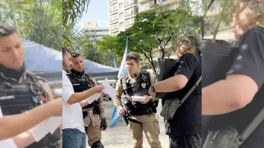 Candidato a deputado federal leva pé de maconha para ato público