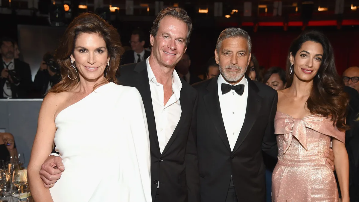 George Clooney, "destrozado" tras la muerte de Presley Gerber, acude con Amal a arropar a Cindy Crawford