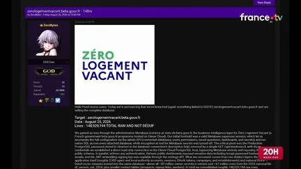 Le groupe de pirates ZeroBytes revendique une nouvelle cyberattaque, des propriétaires de logements vacants potentiellement touchés