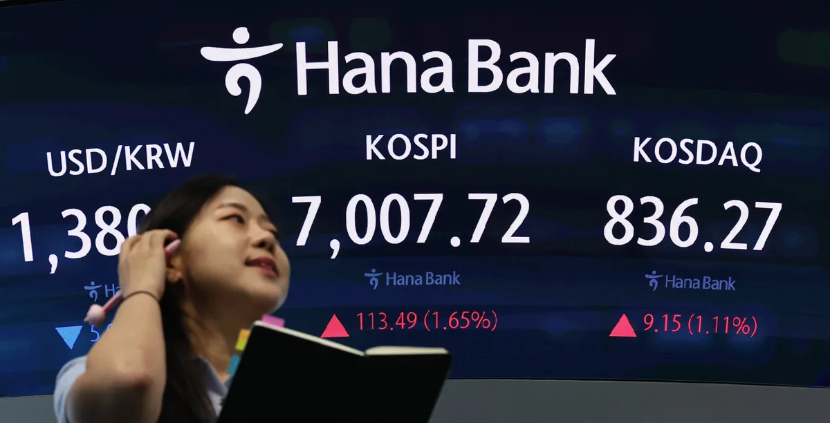 ‘나스닥 최고치 경신’ 미국發 훈풍에…코스피 7100선 돌파