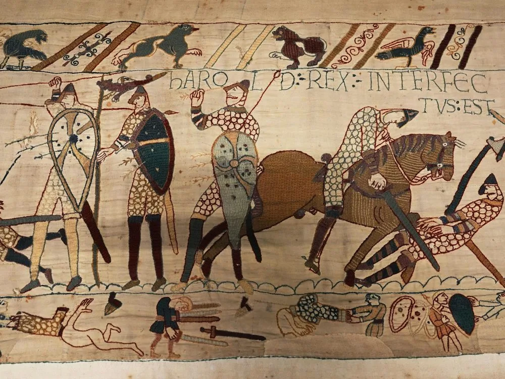 Glosse: Das Streiflicht: Der Teppich von Bayeux entspricht nicht mehr den Kriterien der Achtsamkeit