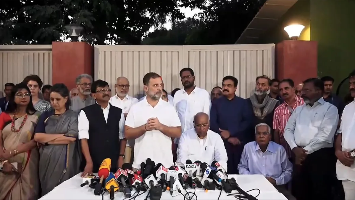 Rahul Gandhi Hosts High Tea For INDIA Bloc Day After Street Protest