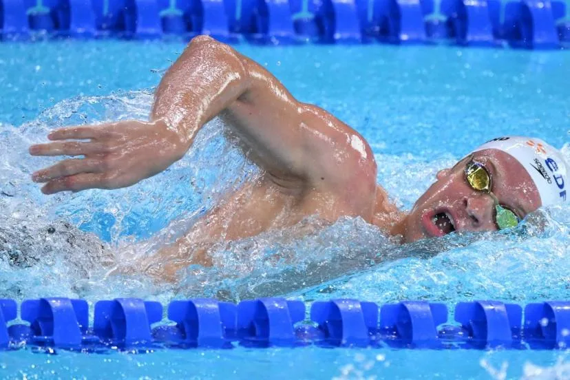 Pour sa première sur 400m, Léon Marchand pas si facilement qualifié en finale aux Championnats d'Europe