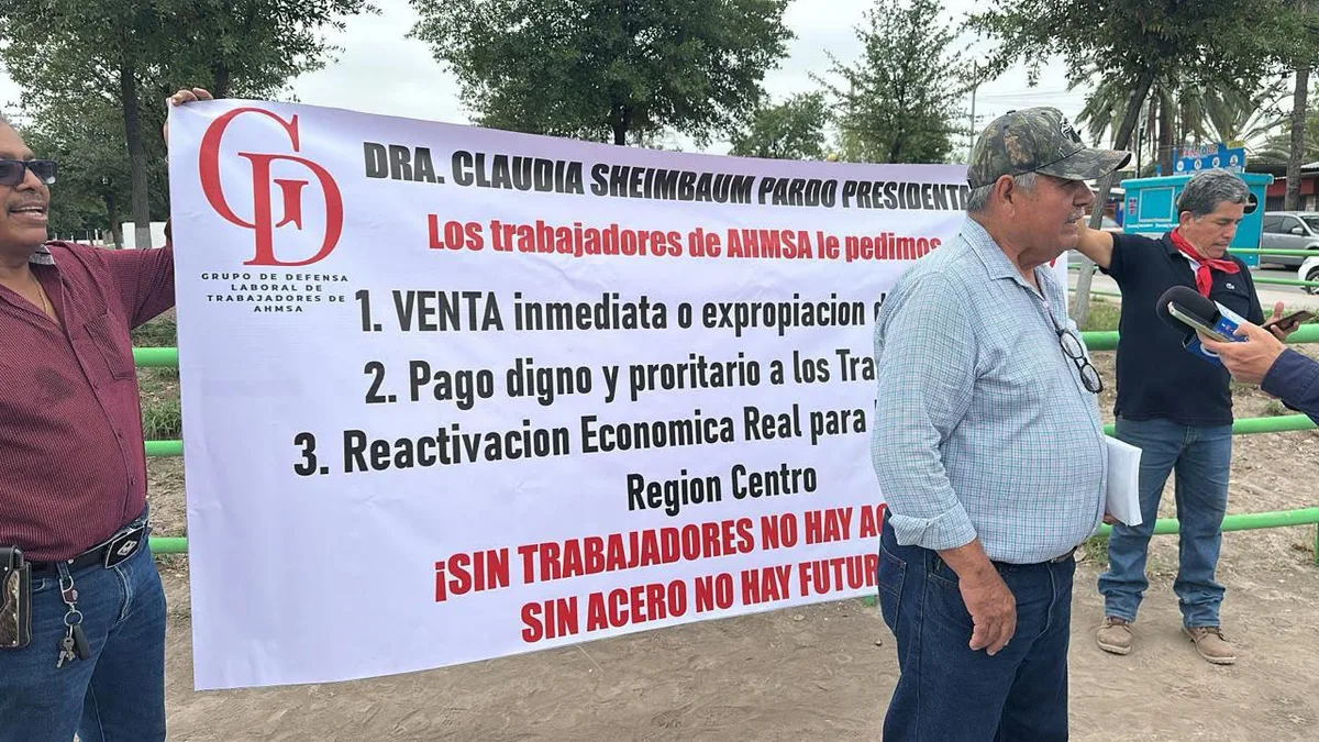 Marcharán extrabajadores de AHMSA en Monclova; exigirán pago de liquidaciones y recuperación de la empresa