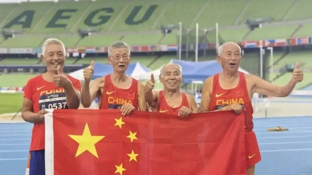 Mastering the game: 2 Chinese senior statesmen steal show at World Masters Athletics meet