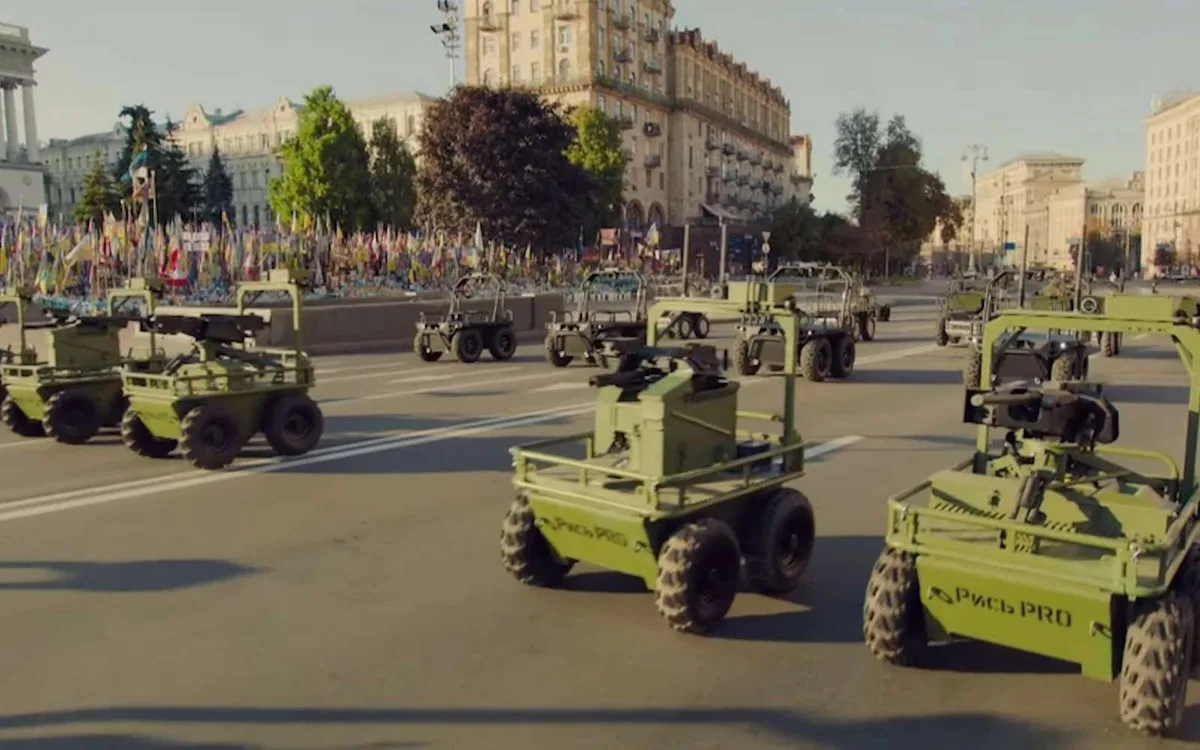 Une armée de robots a envahi les rues de Kyiv : l’incroyable démonstration de l’Ukraine en images