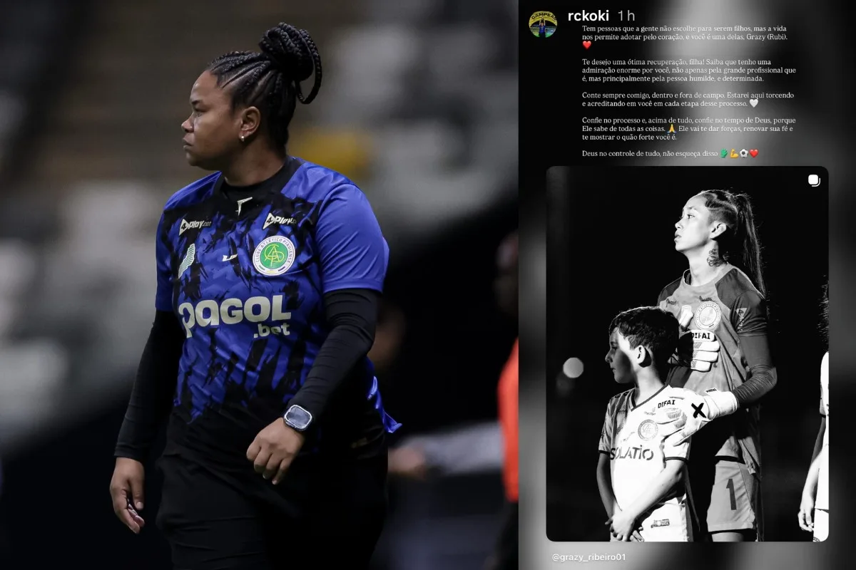 Após lesão de goleira do Atlético-PI, Renata Costa se solidariza e declara: "Como uma filha"