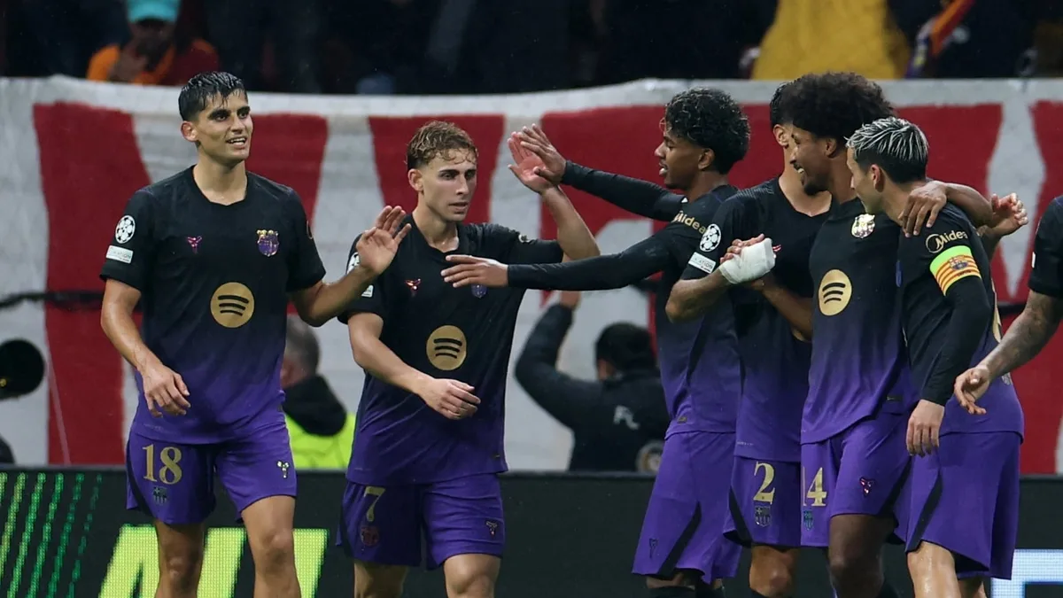 Gordon, Fermín y Adeyemi hacen olvidar la baja de Raphinha por lesión en una brillante noche para el FC Barcelona en Champions
