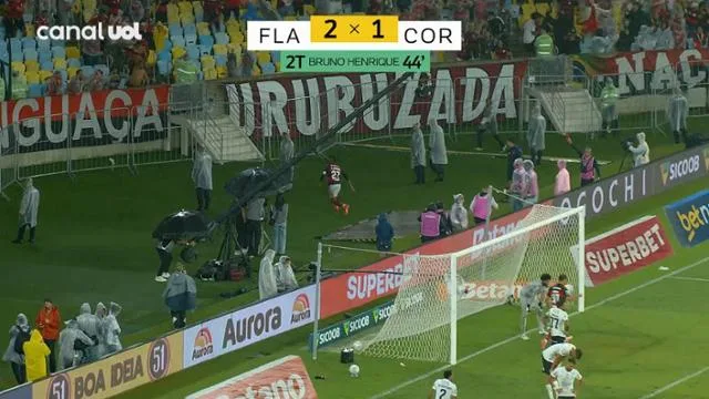 Flamengo 2 x 1 Corinthians - Gol Bruno Henrique - Brasileirão 2026