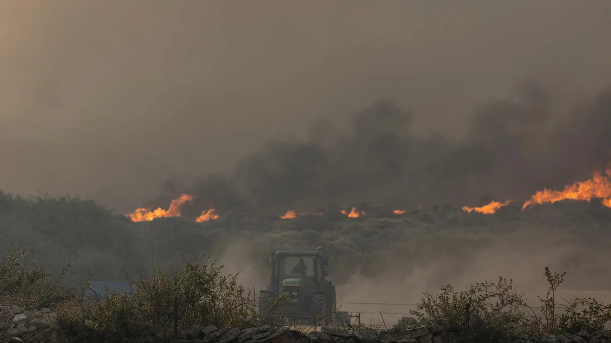 Meteorologen warnen vor Gesundheitsschäden durch Großfeuer