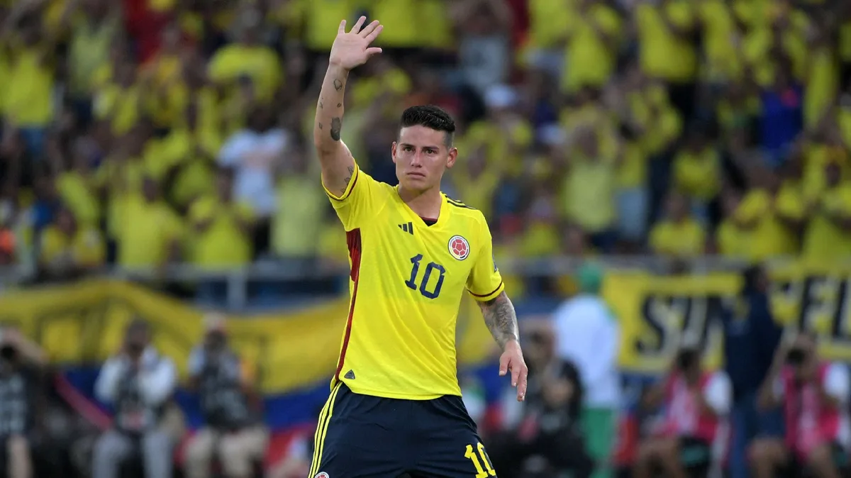 Football star James Rodríguez ends 15-year Colombia career at age 35