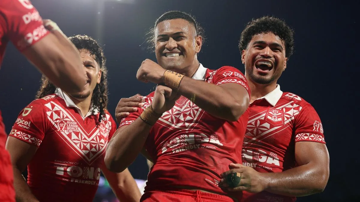 Tonga claim ‘statement win’ to put England under immediate threat in Rugby League World Cup