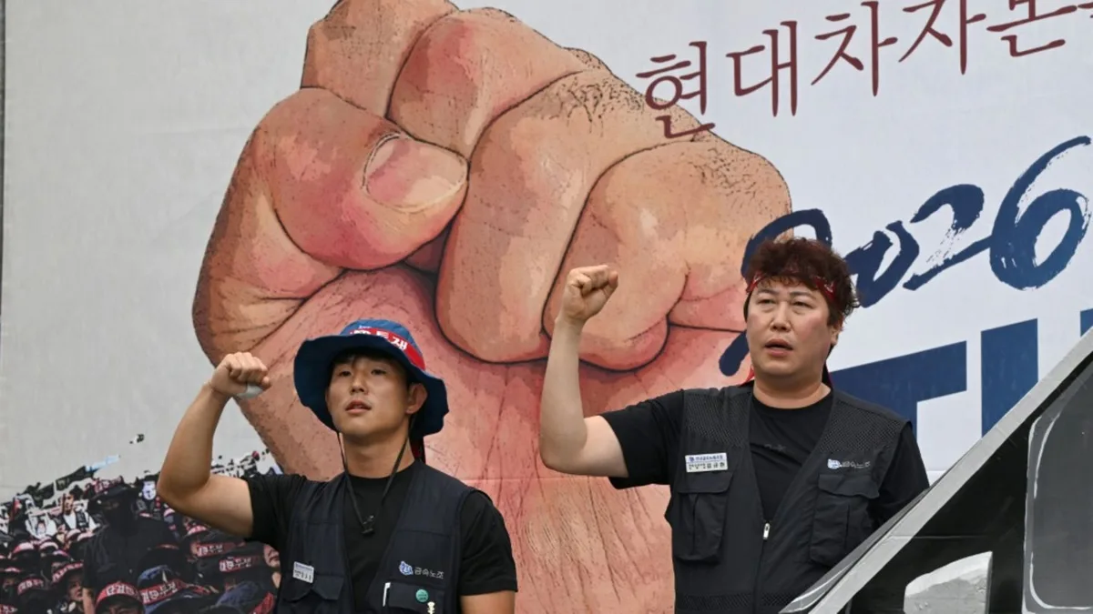 Hyundai-Beschäftigte in Südkorea streiken für Anhebung des Rentenalters