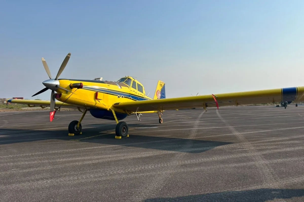 Aeronaves enviadas pelo Governo Federal iniciam combate a incêndios florestais no Amazonas